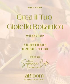 18 OTTOBRE- Workshop SottocasaCafè - Gift Card